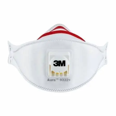 [9332+] 3M Aura Stofmasker, FFP3, met ventiel, 9332+