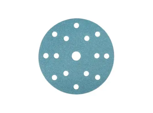 [SPC0220] Gerko schuurschijven blue ceramic ø150 – 15 gaten P220 (50pcs.)                 