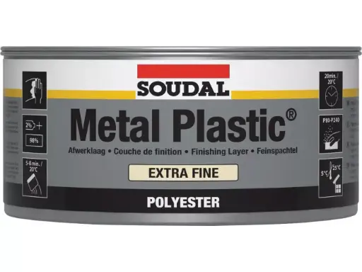 [103425] 2kg Metal Plastic Extra Fine White