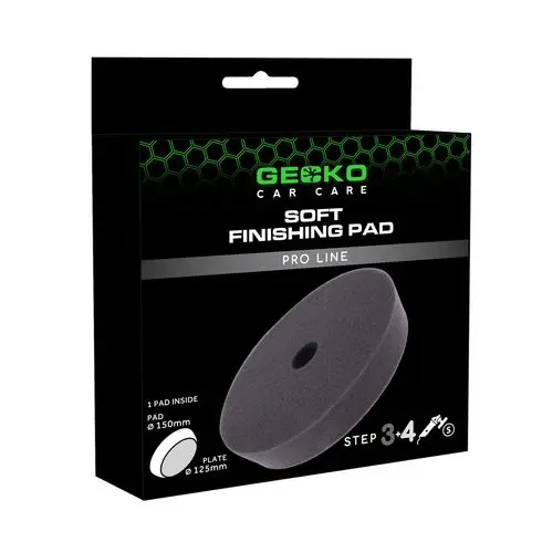 [ST/687845] Gecko 150mm Polijstschijf Zacht Zwart  ( Voor Steunplaat 125mm )