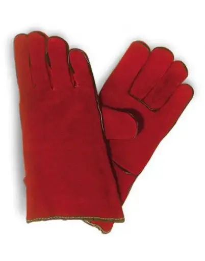 [11.44S01] Lashandschoen rood leder / paar