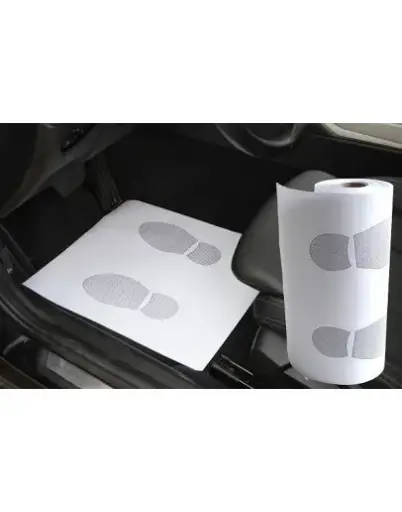 [12.112] Voetmat wit papier - 250 coup.