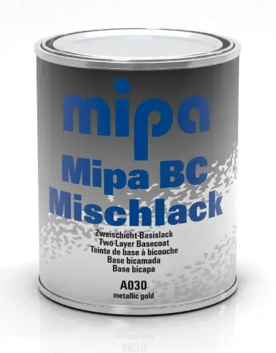 [21805A030] Mipa Mengkleur BC-A030 metallic gold 1L (3)