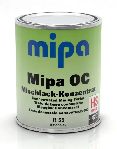[219020055] Mipa OC-R55 abtönblau 1L Mischlack-Konzentrat Gr. II    (3)