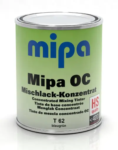 [219020062] Mipa OC-T62 blaugrün 1L Mischlack-Konzentrat Gr. II   (3)
