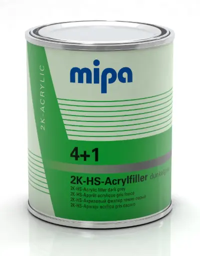 [228510005] Mipa 4+1 Acrylfiller HS DONKERGRIJS   1L (6)