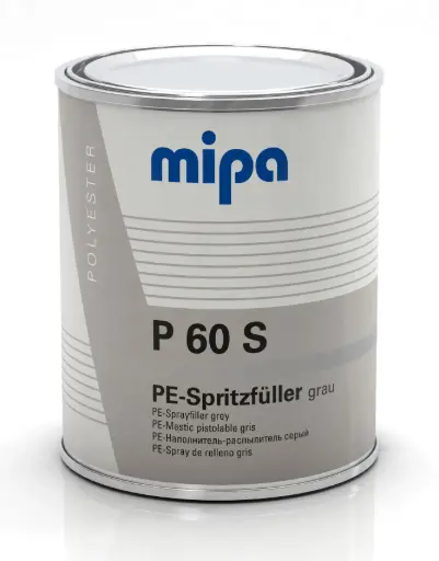 [287010000] Mipa P60S Grijs Spuitplamuur incl. verharder PS  1L  (6)