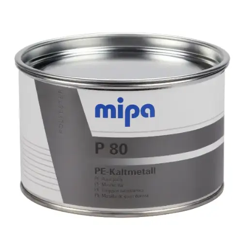 [288810000] Mipa P80 Kaltmetall PE-harde plamuur incl. verharder 1KG (12)