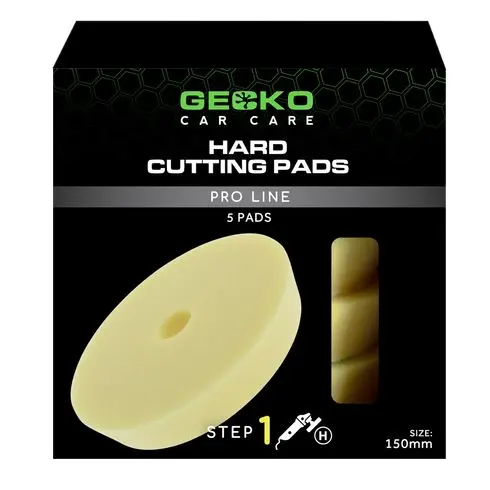 [ST/687847] Gecko Polijstpad Hard Geel 150mm 5st ( Voor Steunplaat 125mm )