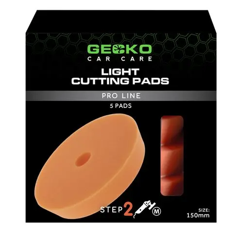 [ST/687848] Gecko Polijstpad Medium Oranje 150mm 5st  ( Voor Steunplaat 125mm )