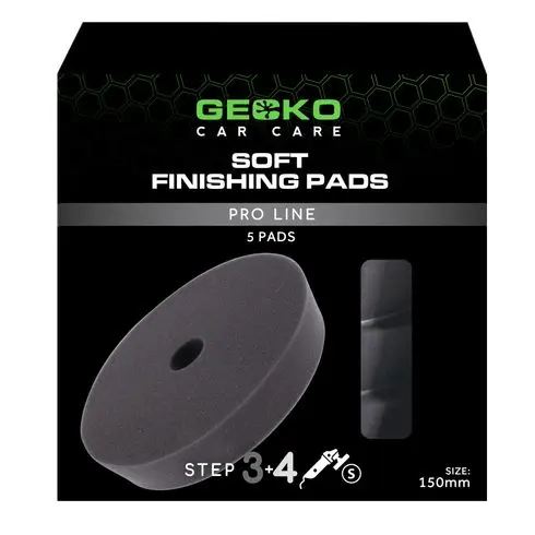 [ST/687849] Gecko Polijstpad Zacht Zwart 150mm 5st (Voor Steunplaat 125mm)